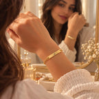 Personalized Arabic Name Bar Bracelet