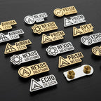 Custom Logo Brooch Brass | Corporate Brooch Pin