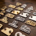 Custom Logo Brooch Brass | Corporate Brooch Pin
