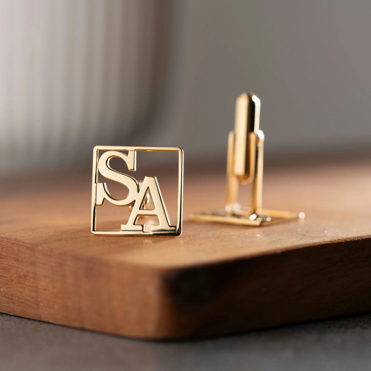 Initial Cufflinks In Square