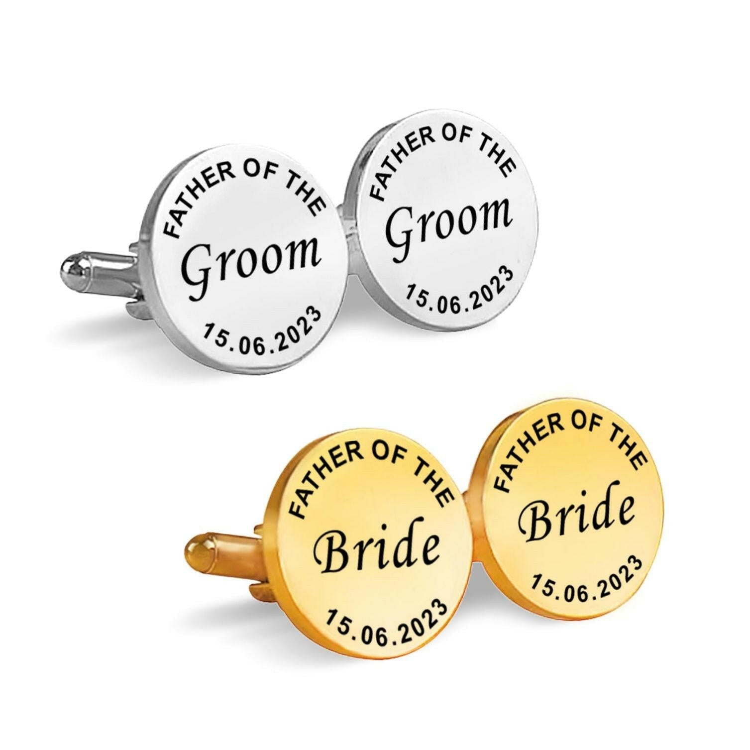 Personalized Dates Quotes Cufflink For Men cufflink.