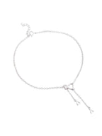 Heart Charm Chain Anklet